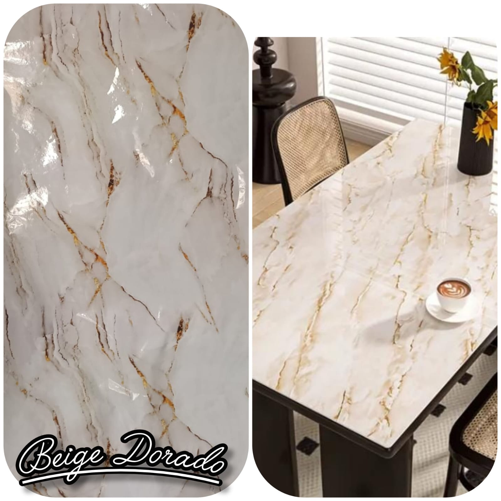 Vinilo Adhesivo Mármol Premium Ultra Resistente